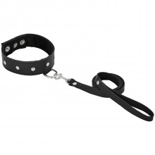 Sportsheets Leather Collar with Leash  1