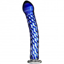 Icicles No 29 Blue Glass Dildo  product packaging image 1