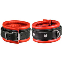 SToys Leather Ankle Cuffs Red