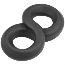 Sinful Infinity Stretchy Silicone Double Cock Ring