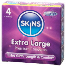 Skins Extra Large Condoms 4 Pack  1