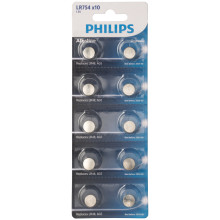 Philips Alkaline LR754 Batteries 10 pcs.