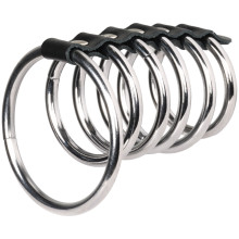 Rimba Metal Cock Ring Tube with Ball Ring