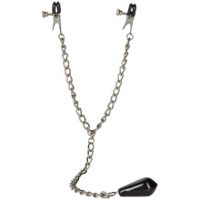 CalExotics Nipple Clamps with Rubber Coated Weight