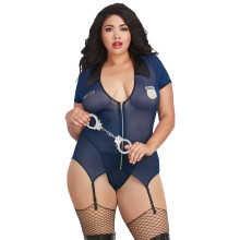 Dreamgirl Lieutenant Lusty Police Costume Plus Size