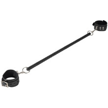 Strict Leather Wrapped Spreader Bar with Cuffs