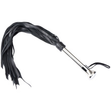 Zado Broad Leather Flogger with Steel Handle 55 cm