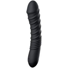 obaie Deluxe Rechargeable Ribbed Dildo Vibrator