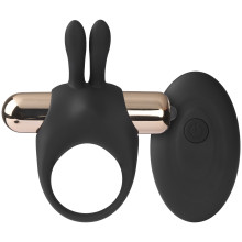 Sinful Gold Bullet Remote-controlled with Rabbit Penis Ring Sleeve