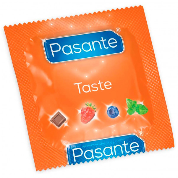 Pasante Taste Mixed Flavours Kondomer 12 stk  2