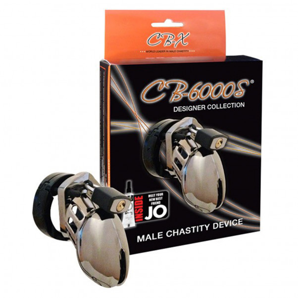 CB-6000S Chrome Chastity Device (6.35 cm)  2
