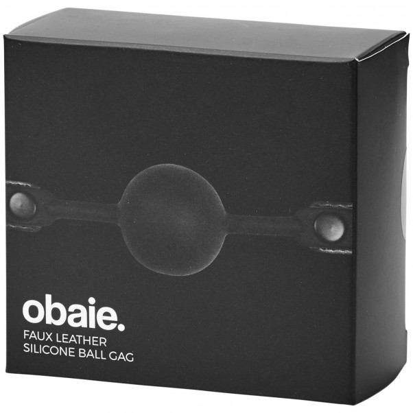 Obaie Imitation Leather Silicone Ball Gag